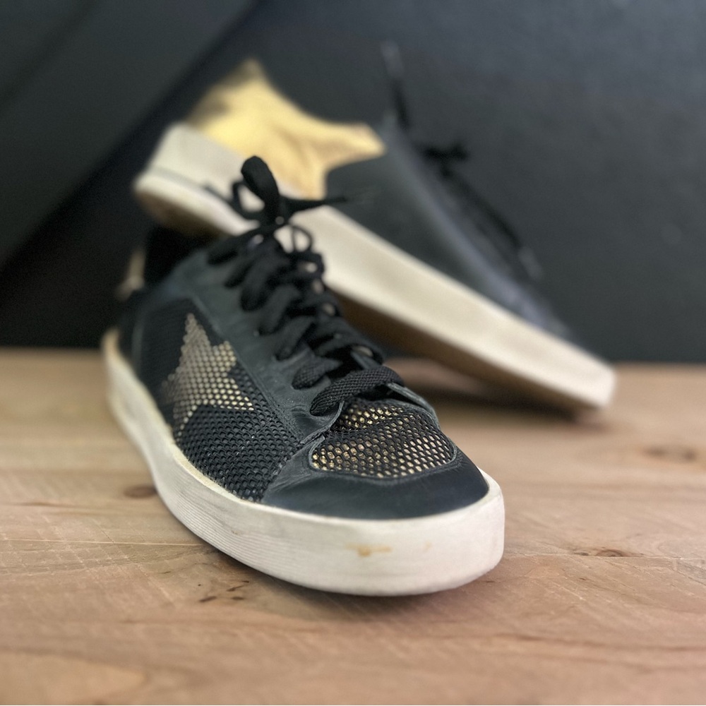 GoldenGoose Stardan Sneakers gold and black - Picture 3 of 8